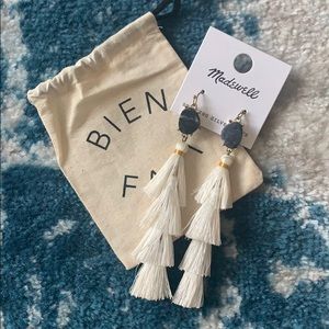 NWT Madwell tassel earrings
